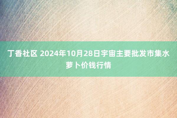 丁香社区 2024年10月28日宇宙主要批发市集水萝卜价钱行情