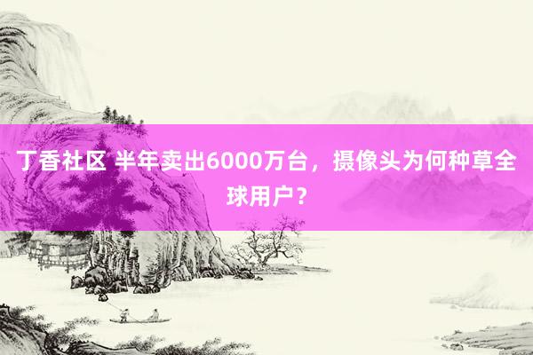 丁香社区 半年卖出6000万台，摄像头为何种草全球用户？