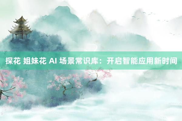 探花 姐妹花 AI 场景常识库：开启智能应用新时间